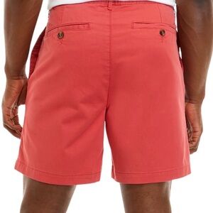 Saddlebred Coral Flat Front Chino Shorts